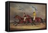 'Matilda Beating Mameluke, St. Leger, 1827', 1827-Benjamin Herring-Framed Stretched Canvas