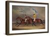 'Matilda Beating Mameluke, St. Leger, 1827', 1827-Benjamin Herring-Framed Giclee Print