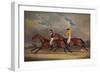 'Matilda Beating Mameluke, St. Leger, 1827', 1827-Benjamin Herring-Framed Giclee Print