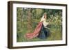 Matilda - Dante, Purgatorio, Canto 28, 1859-George Dunlop Leslie-Framed Giclee Print