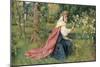 Matilda - Dante, Purgatorio, Canto 28, 1859-George Dunlop Leslie-Mounted Giclee Print