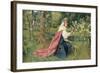 Matilda - Dante, Purgatorio, Canto 28, 1859-George Dunlop Leslie-Framed Giclee Print