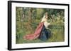 Matilda - Dante, Purgatorio, Canto 28, 1859-George Dunlop Leslie-Framed Giclee Print