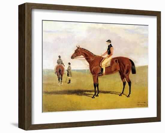 'Matilda' with Robinson, 1827-John Frederick Herring Jnr-Framed Giclee Print