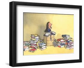 Matilda-Quentin Blake-Framed Art Print