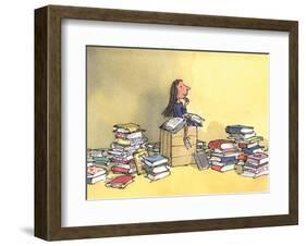 Matilda-Quentin Blake-Framed Art Print