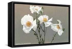 Matilija Poppies-null-Framed Stretched Canvas