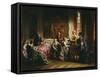 Matinee Musicale-Leon Marie Dansaert-Framed Stretched Canvas