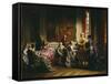 Matinee Musicale-Leon Marie Dansaert-Framed Stretched Canvas