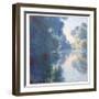 Matinée Sur La Seine, 1897 (Oil on Canvas)-Claude Monet-Framed Giclee Print