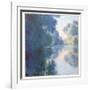 Matinée Sur La Seine, 1897 (Oil on Canvas)-Claude Monet-Framed Giclee Print