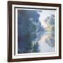 Matinée Sur La Seine, 1897 (Oil on Canvas)-Claude Monet-Framed Giclee Print