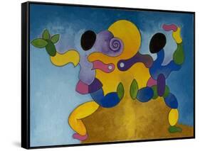 Mating Dance, 2007-Jan Groneberg-Framed Stretched Canvas