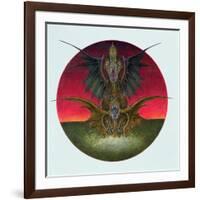 Mating Dragons, 1979-Wayne Anderson-Framed Giclee Print