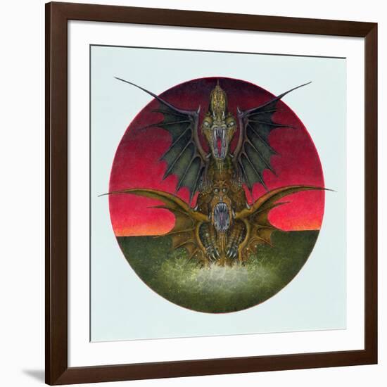 Mating Dragons, 1979-Wayne Anderson-Framed Giclee Print