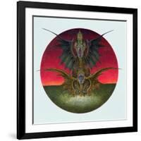 Mating Dragons, 1979-Wayne Anderson-Framed Giclee Print