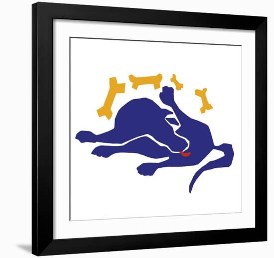 Matisse Dog-Chameleon Design, Inc.-Framed Art Print