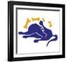 Matisse Dog-Chameleon Design, Inc.-Framed Art Print