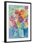 Matisse Florals Pastel Crop-Farida Zaman-Framed Art Print