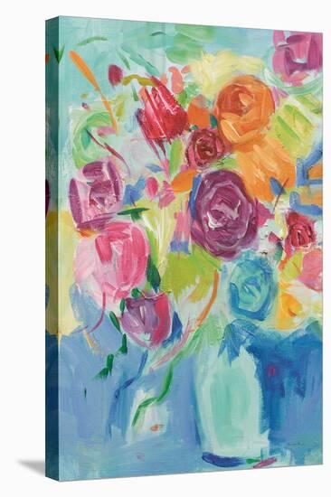 Matisse Florals Pastel Crop-Farida Zaman-Stretched Canvas