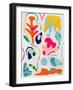 Matisse Inspired Shapes-Ana Rut Bre-Framed Photographic Print