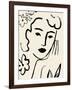 Matisse's Muse Portrait II-Victoria Barnes-Framed Art Print