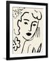 Matisse's Muse Portrait II-Victoria Barnes-Framed Art Print