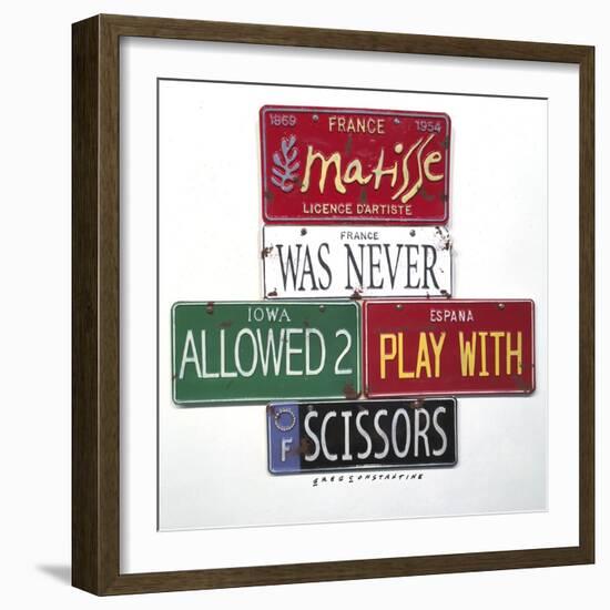 Matisse Scissors-Gregory Constantine-Framed Giclee Print