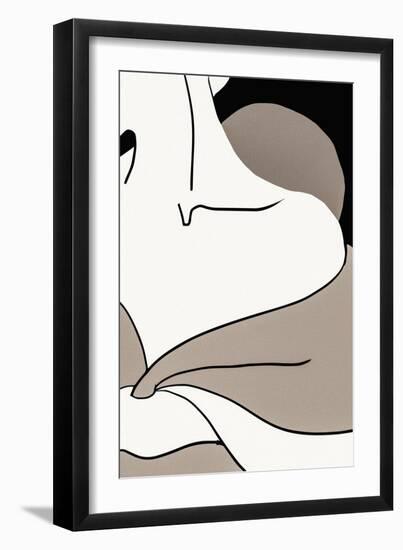 matisse_shoulder_vector_002_Black-1x Studio II-Framed Giclee Print