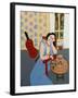 Matisse with Goldfish, 2016-Susan Adams-Framed Giclee Print