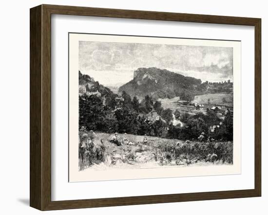 Matlock Bath Is a Village South of Matlock in Derbyshire-null-Framed Giclee Print