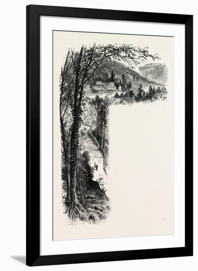 Matlock, the Dales of Derbyshire, UK, 19th Century-null-Framed Premium Giclee Print