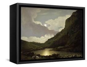 Matlock Tor by Moonlight, C.1777-80-Joseph Wright of Derby-Framed Stretched Canvas