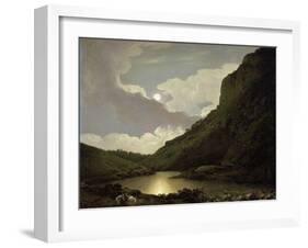 Matlock Tor by Moonlight, C.1777-80-Joseph Wright of Derby-Framed Giclee Print