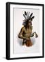 Mato-Tope, Adorned with the Insignia of His Warlike Deeds-Karl Bodmer-Framed Giclee Print