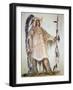 Mato-Tope, Second Chief of the Mandan People in 1833-George Catlin-Framed Giclee Print