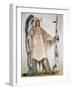 Mato-Tope, Second Chief of the Mandan People in 1833-George Catlin-Framed Giclee Print