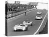 Matra-Simca 670 Leading a Lola T280, Le Mans, France, 1972-null-Stretched Canvas