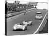 Matra-Simca 670 Leading a Lola T280, Le Mans, France, 1972-null-Stretched Canvas