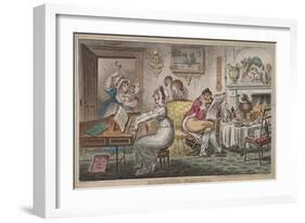Matrimonial Harmonics, Published by Hannah Humphrey, 1805-James Gillray-Framed Giclee Print