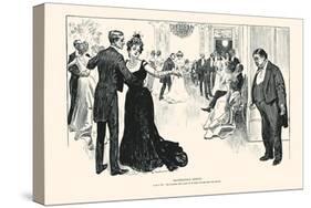 Matrimonial Misfits-Charles Dana Gibson-Stretched Canvas