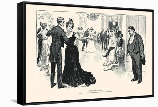 Matrimonial Misfits-Charles Dana Gibson-Framed Stretched Canvas