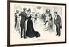 Matrimonial Misfits-Charles Dana Gibson-Framed Art Print