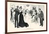 Matrimonial Misfits-Charles Dana Gibson-Framed Art Print