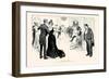 Matrimonial Misfits-Charles Dana Gibson-Framed Art Print