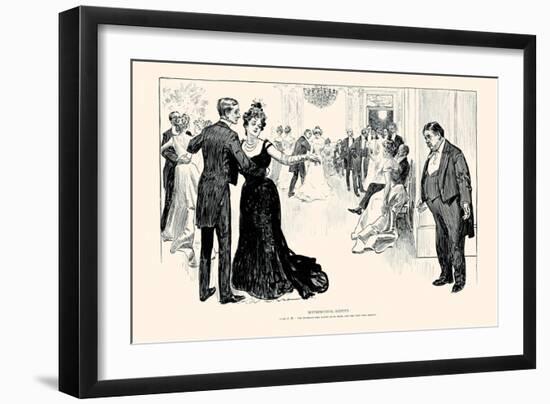 Matrimonial Misfits-Charles Dana Gibson-Framed Art Print