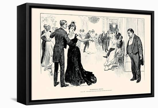 Matrimonial Misfits-Charles Dana Gibson-Framed Stretched Canvas