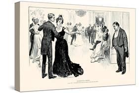 Matrimonial Misfits-Charles Dana Gibson-Stretched Canvas