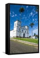 Matrix Church of Our Lady of the Rosary, Pirenopolis, Goais, Brazil, South America-Michael Runkel-Framed Stretched Canvas