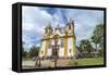Matriz De Santo Antonio Church, Tiradentes, Minas Gerais, Brazil, South America-Gabrielle and Michael Therin-Weise-Framed Stretched Canvas